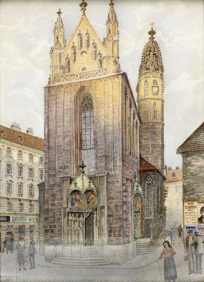 Church of Maria am Gestade, Vienna by Carl Pekarek